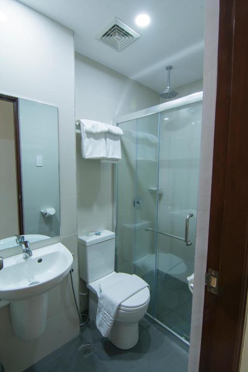 Koupelna v ubytování Mango Suites Cauayan