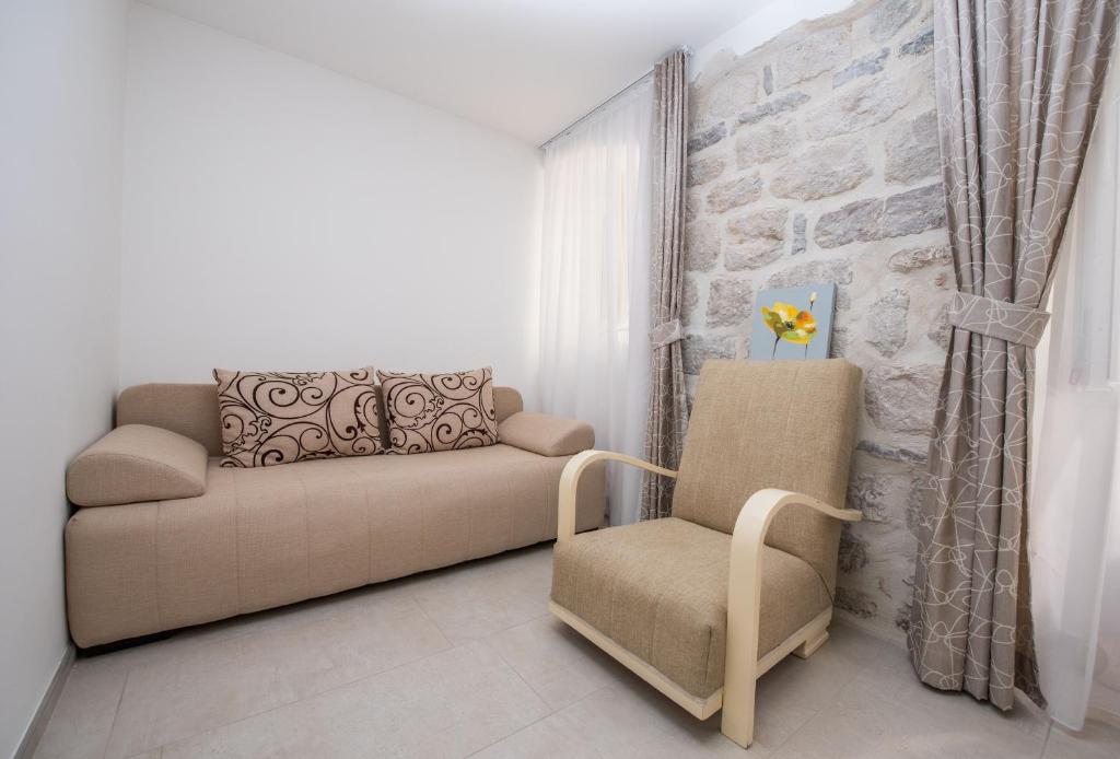 Posezení v ubytování Apartment Kula Đurišić