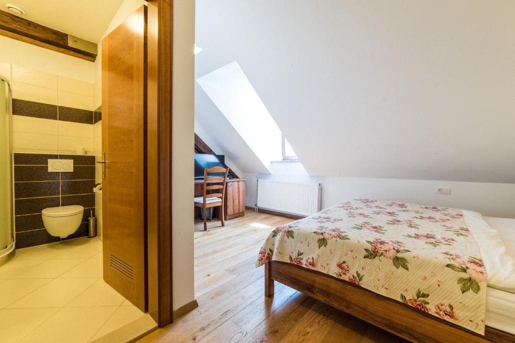Postel nebo postele na pokoji v ubytování Guesthouse Bistra
