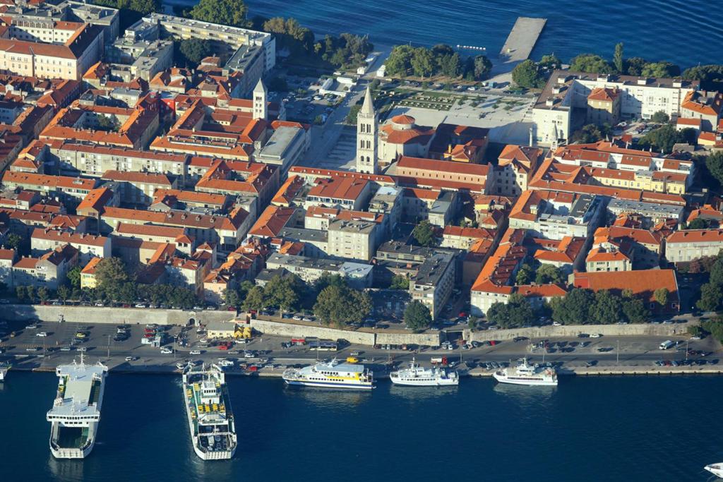 Výhľad na mesto Zadar alebo výhľad na mesto priamo z apartmánu
