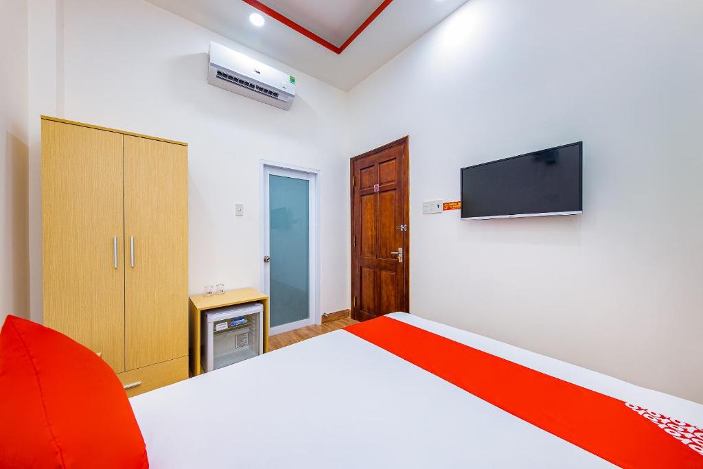 TV a/nebo společenská místnost v ubytování M&C Hotel Nha Trang