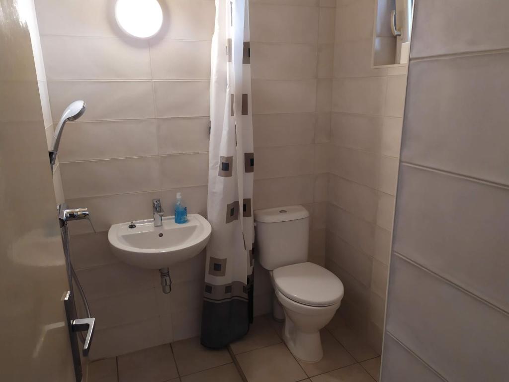 Koupelna v ubytování Statek Český Dvůr