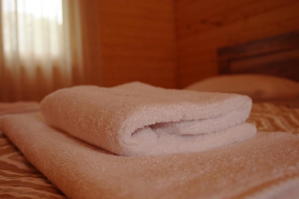Postel nebo postele na pokoji v ubytování Hotel Ushba Hill