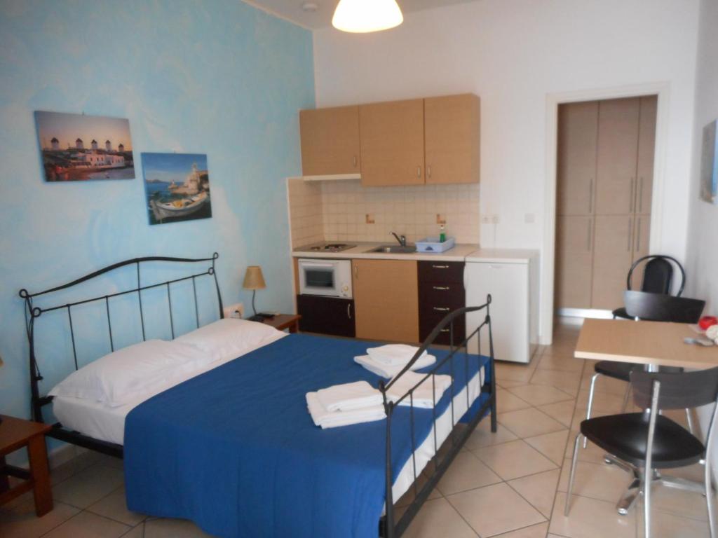 Kuchyň nebo kuchyňský kout v ubytování Pantonia Apartments