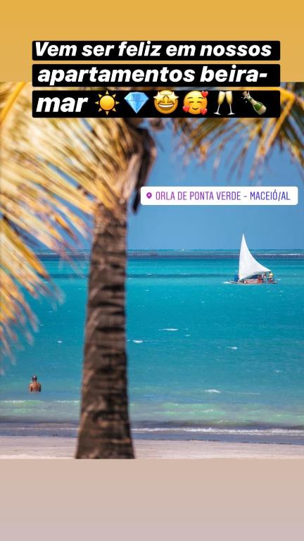  Perfeito Beira-Mar em Ponta Verde - AP completo e melhor localizado de Maceió!