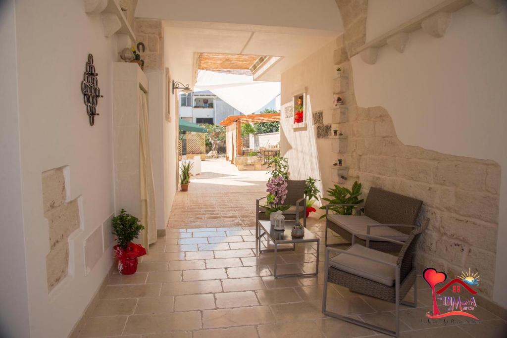 A patio or other outdoor area at La DIMorA di Marco - Exclusive Art Rooms Salento