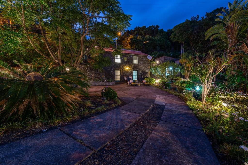 Zahrada ubytování Casa de Basalto