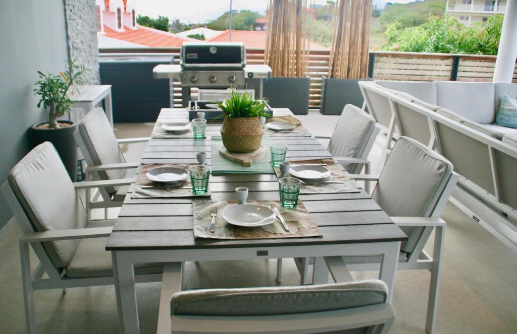 Posezení v ubytování La Royal Penthouse Apartment Jan Thiel