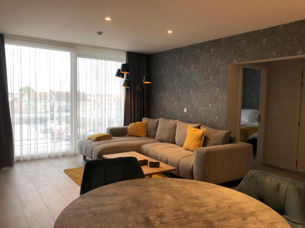 Posezení v ubytování Acropolis - Luxury Appartments I Hotelservice and parking