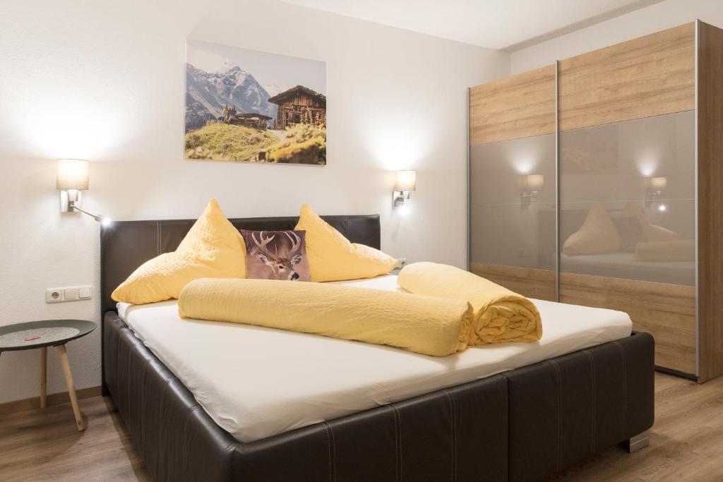 Postel nebo postele na pokoji v ubytování Haus Binder