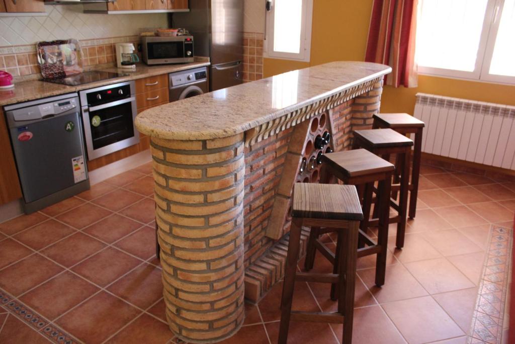 A kitchen or kitchenette at Casa Rural La Florentina