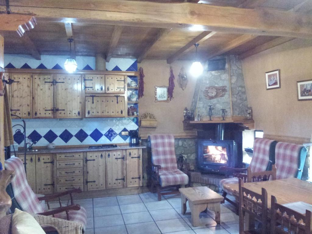 Posezení v ubytování Casa Rural Santa Bárbara