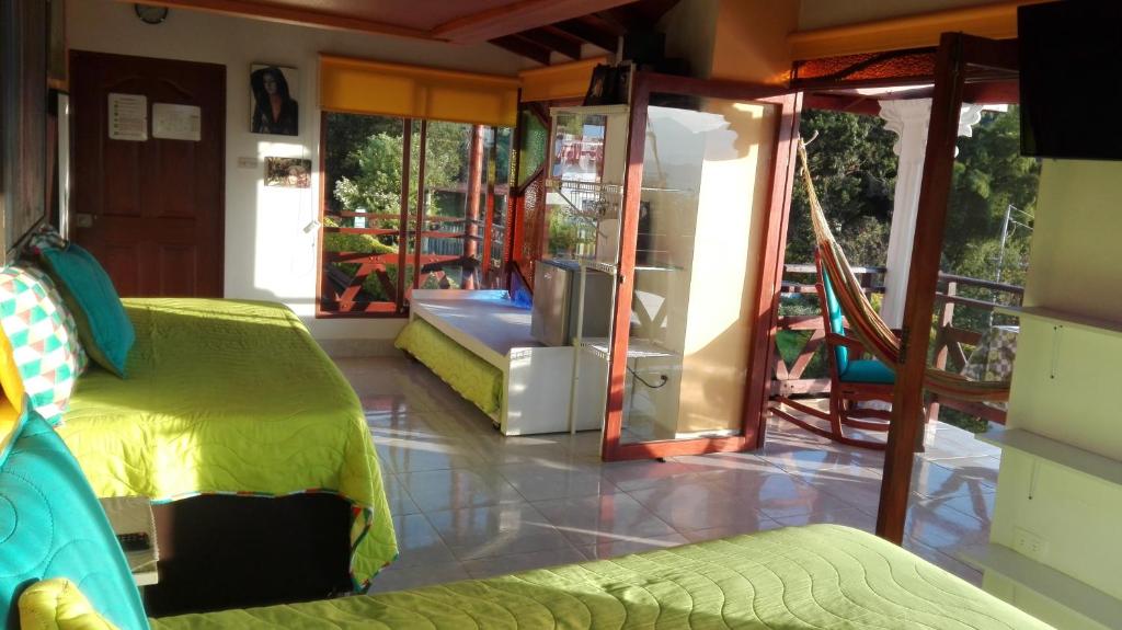 Posezení v ubytování Coliving LA BOIRA