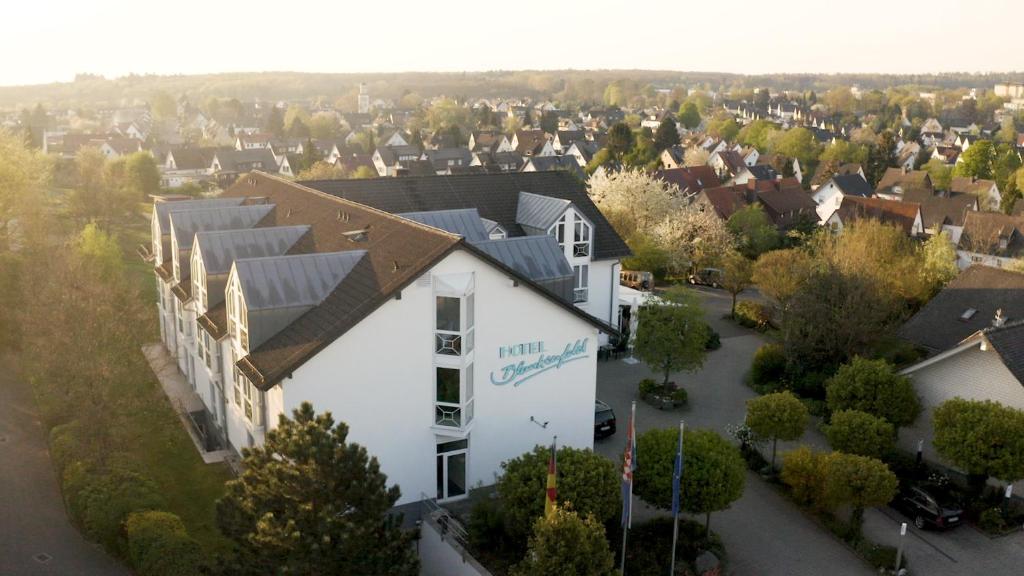 Letecký snímek ubytování Hotel Blankenfeld