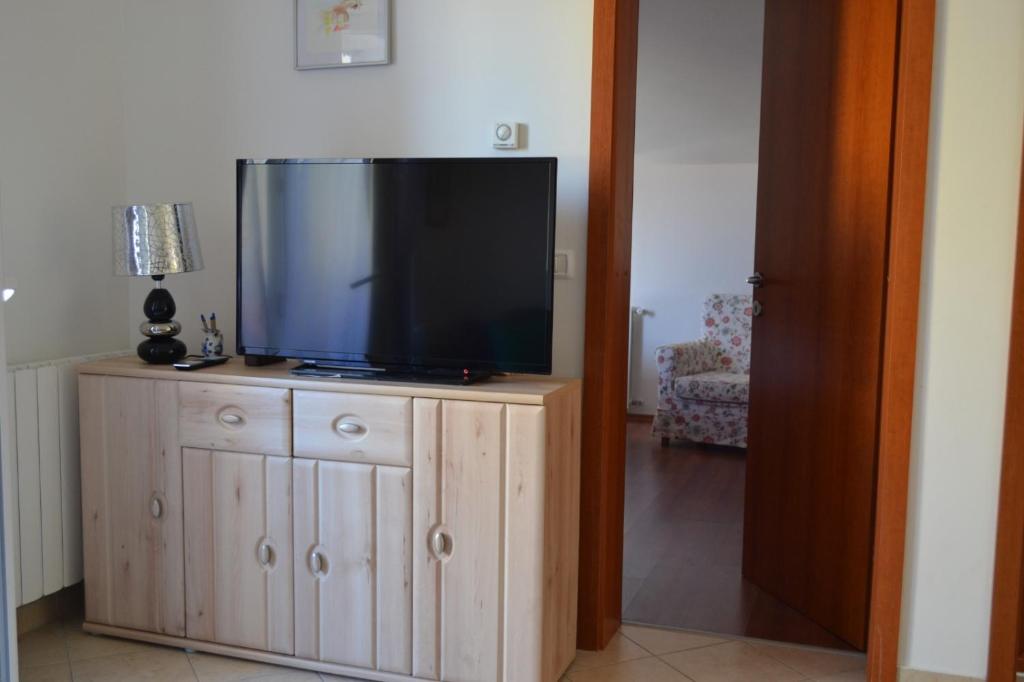 Telewizja i/lub zestaw kina domowego w obiekcie Apartment Din