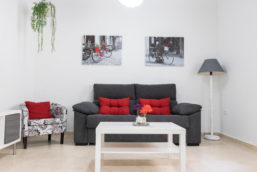 Posezení v ubytování APARTAMENTO PALO CORTAO