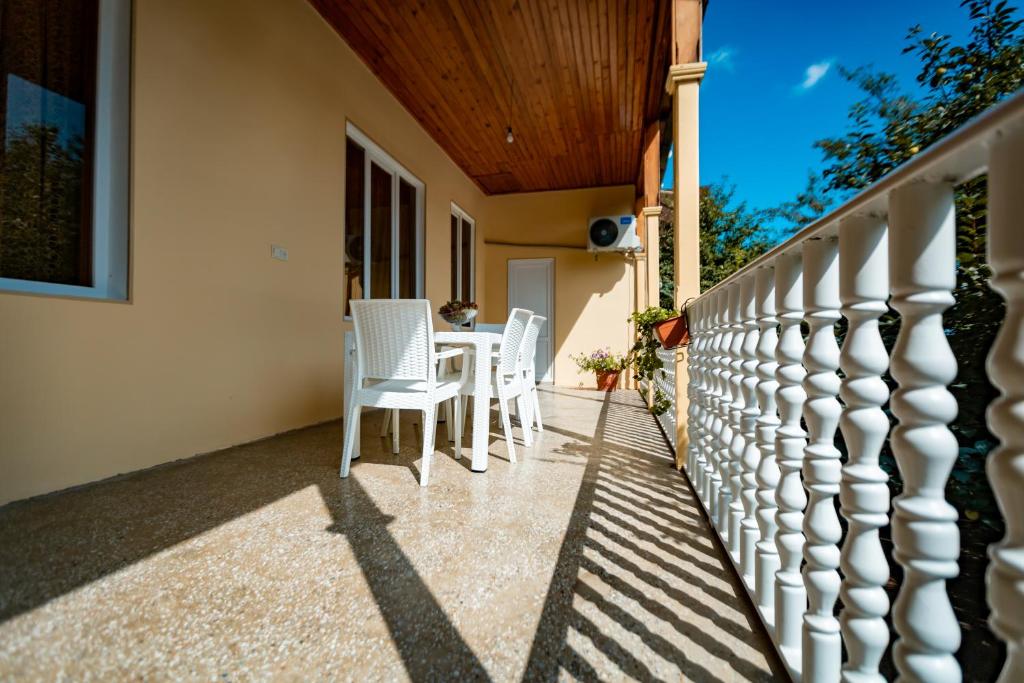 Balkón nebo terasa v ubytování Boutique Hotel Talaveri In Telavi