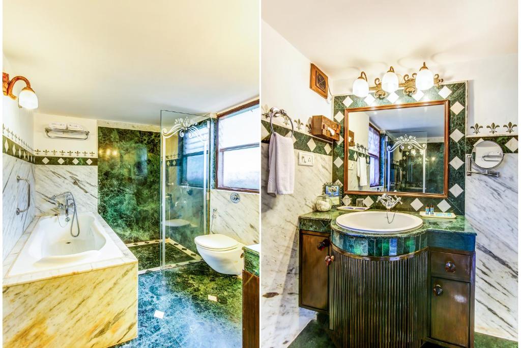 Koupelna v ubytování Casa Severina