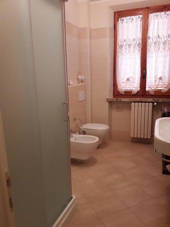 Koupelna v ubytování Poggio La Grognola