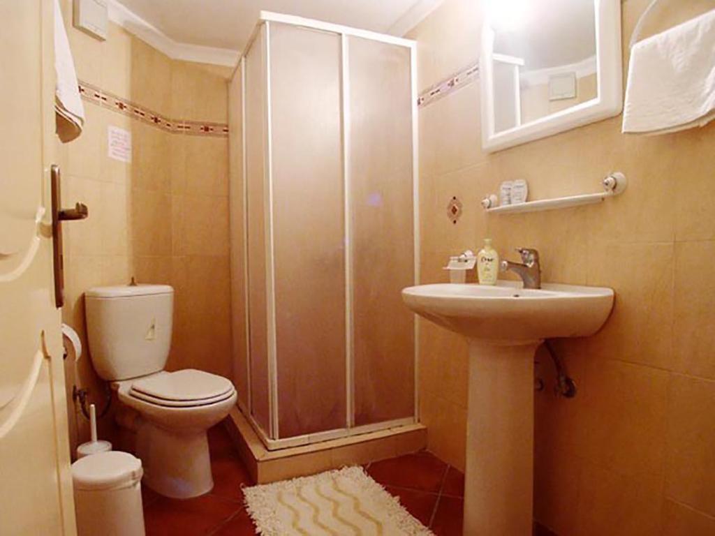 Koupelna v ubytování Bisti Guesthouse