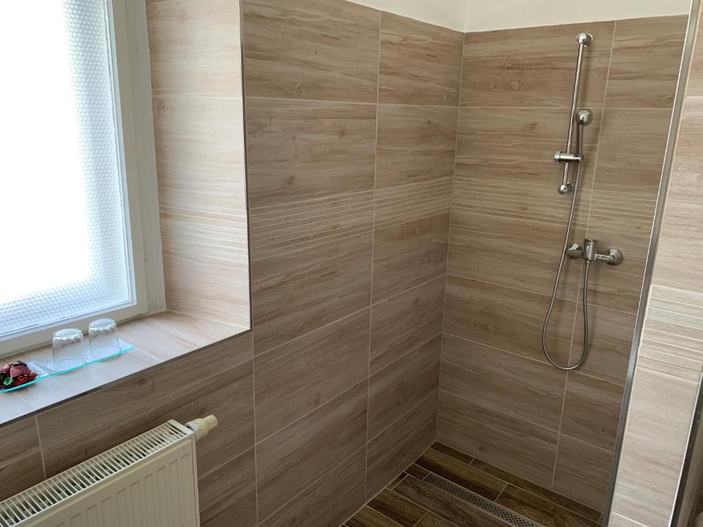 Koupelna v ubytování Apartmán Alesta Bruntál
