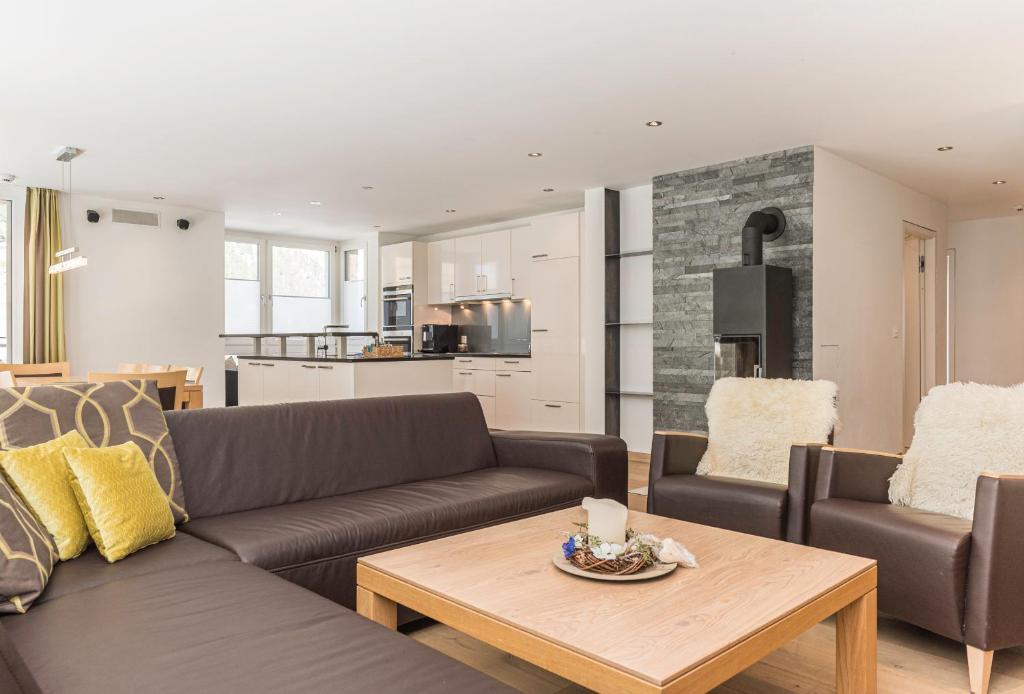 Posezení v ubytování Matthiol Appartements