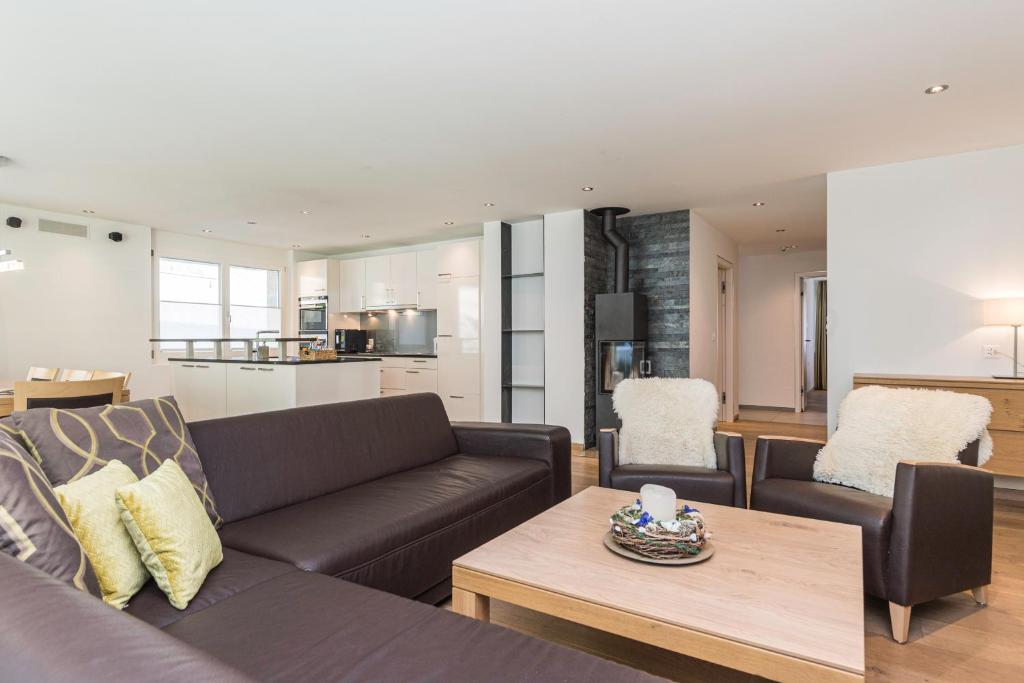 Posezení v ubytování Matthiol Appartements
