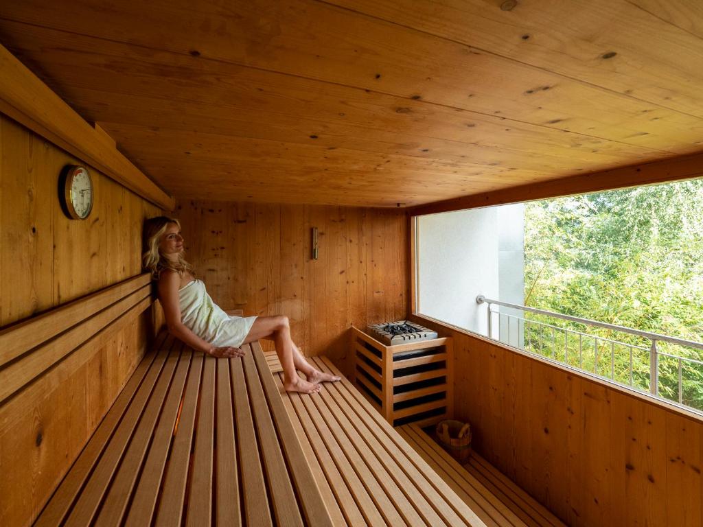 Balkón nebo terasa v ubytování Family Hotel Gutenberg