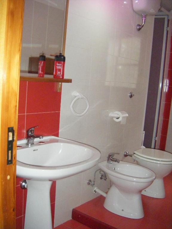 Koupelna v ubytování Villa Robinia