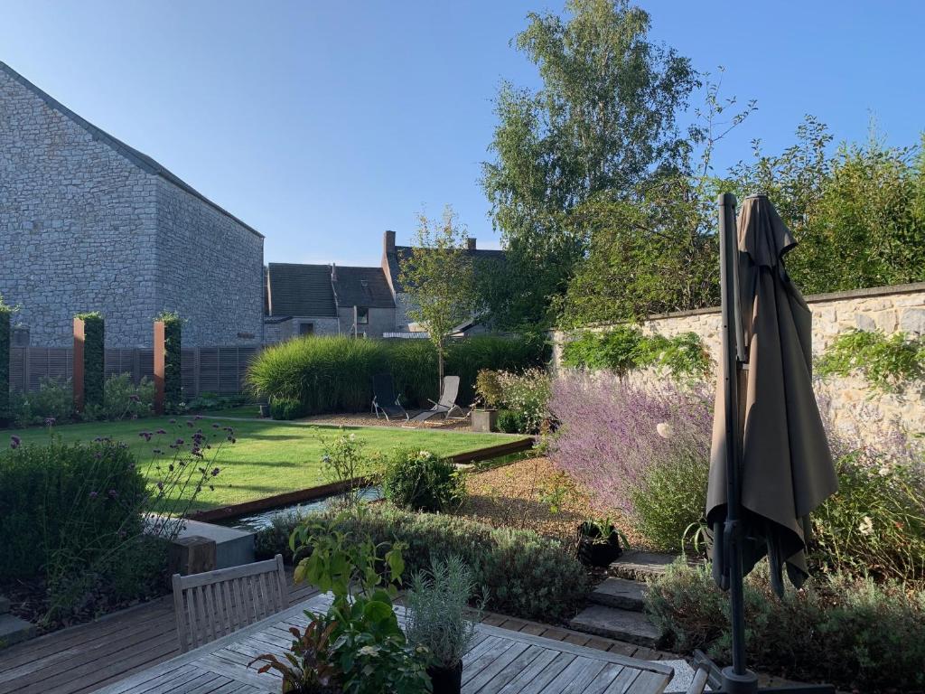 Zahrada ubytování B&B L'Echappée Belle Welness Spa et Table d'hôtes