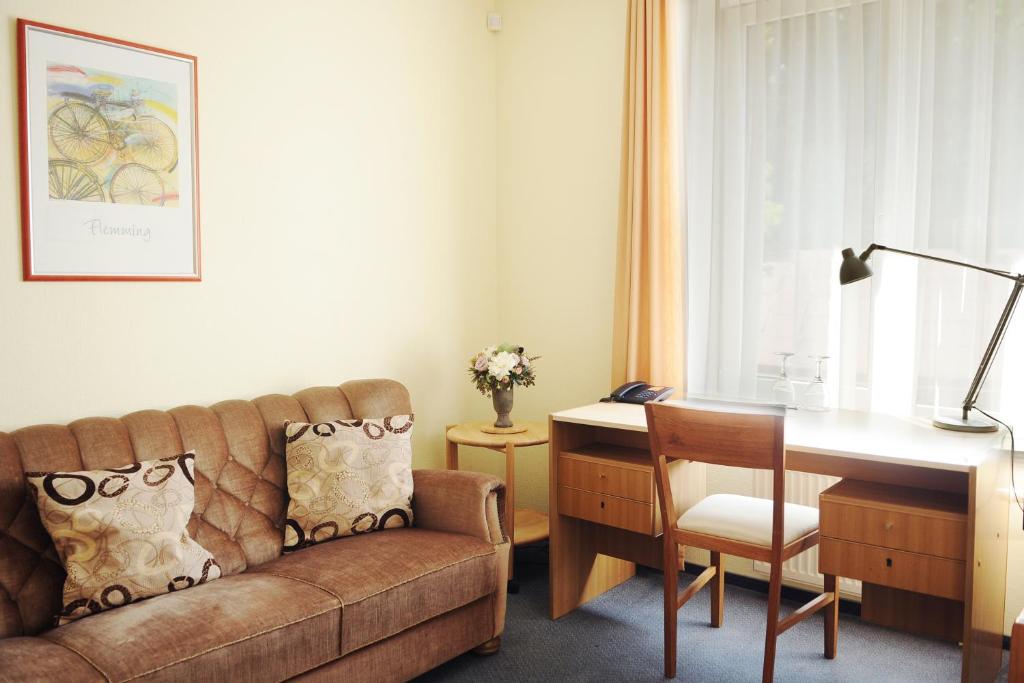 Posezení v ubytování Amicus Hotel