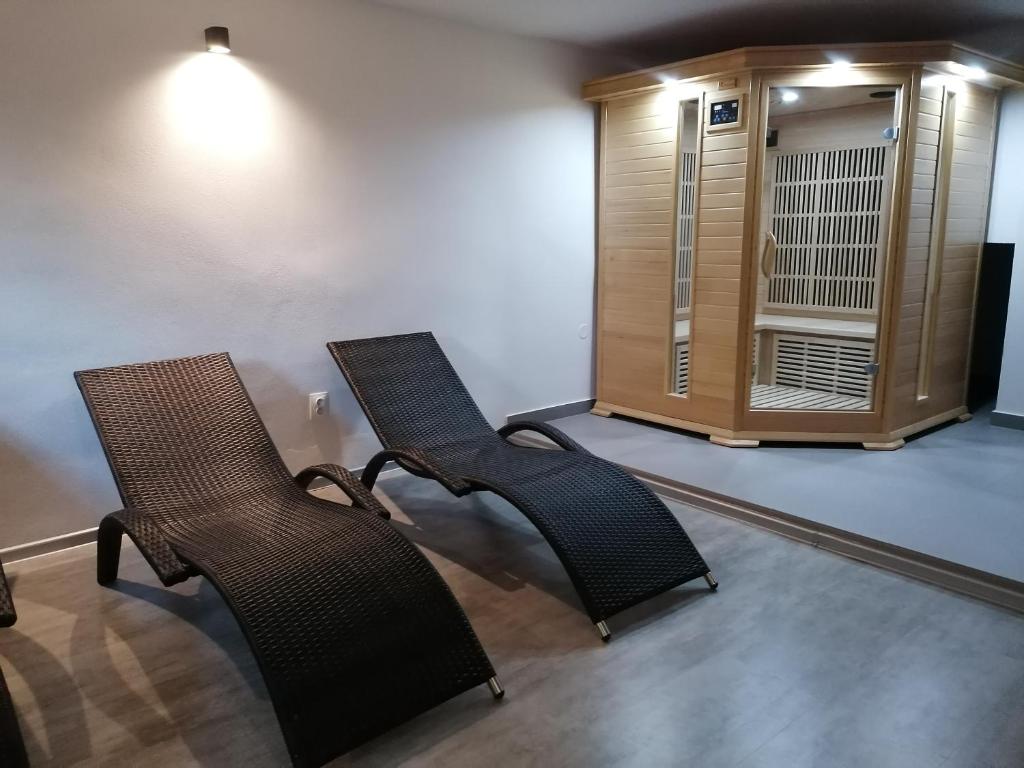 Posezení v ubytování Vila Lom