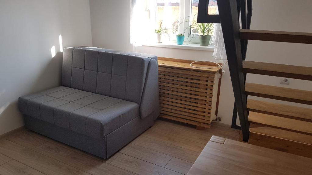 Posezení v ubytování Apartment F6