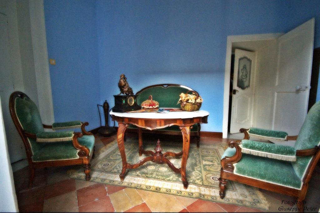 Posezení v ubytování B&B Casa Cavalli