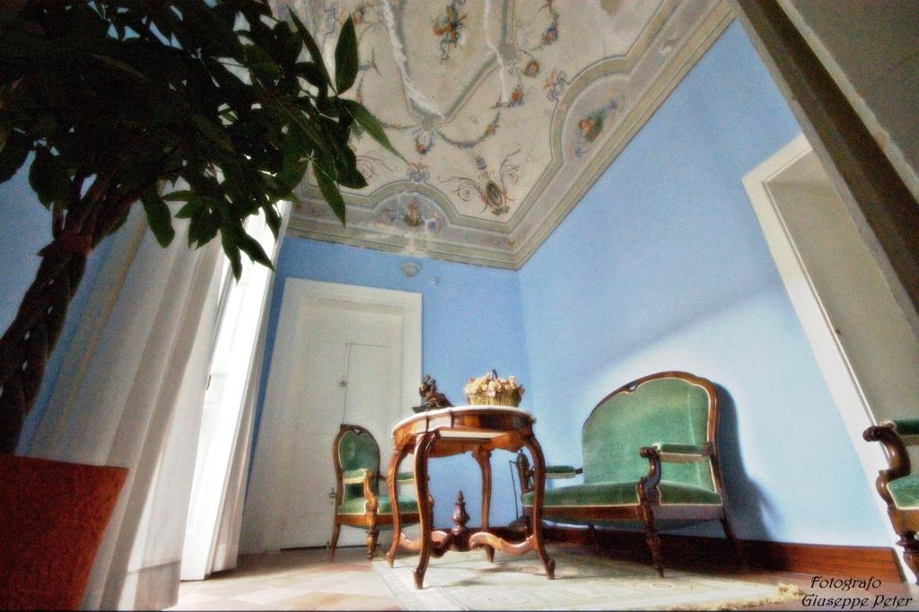 Posezení v ubytování B&B Casa Cavalli