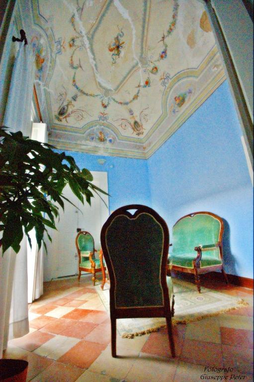 Posezení v ubytování B&B Casa Cavalli