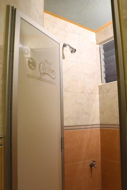 Koupelna v ubytování Motel Caribe