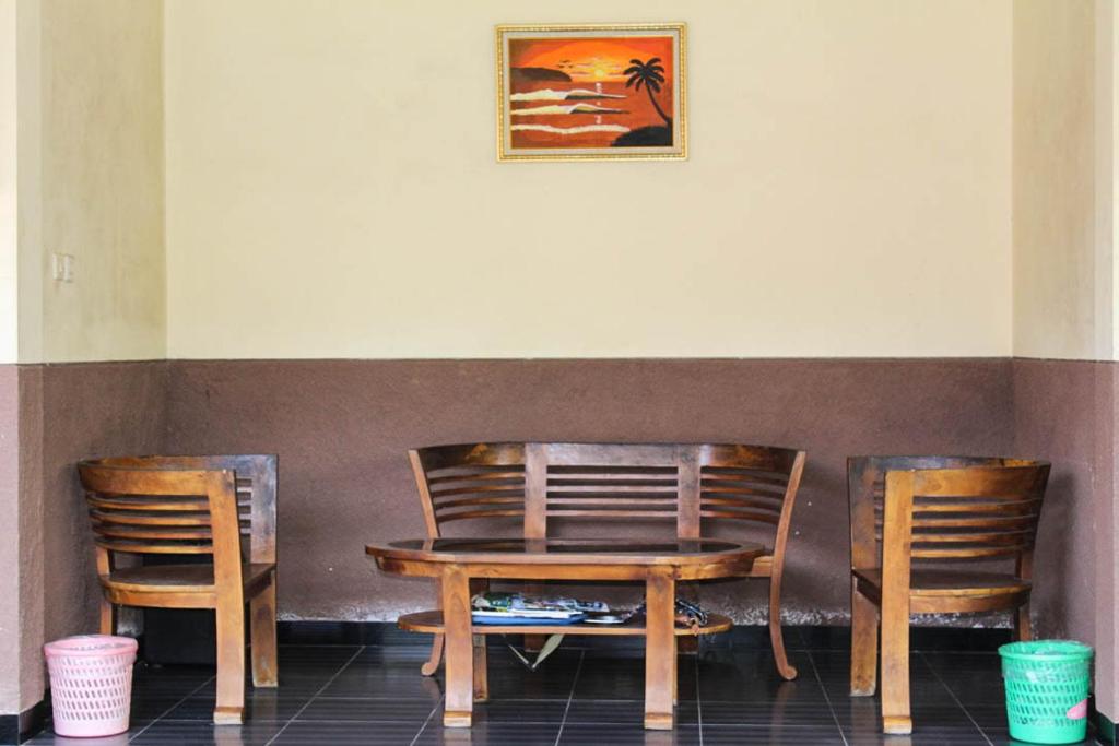 Posezení v ubytování Harrys Oceanhouse 2 Pacitan