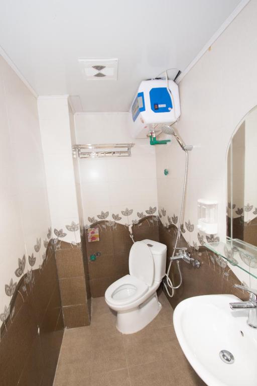 Koupelna v ubytování Flaco Hostel Sapa