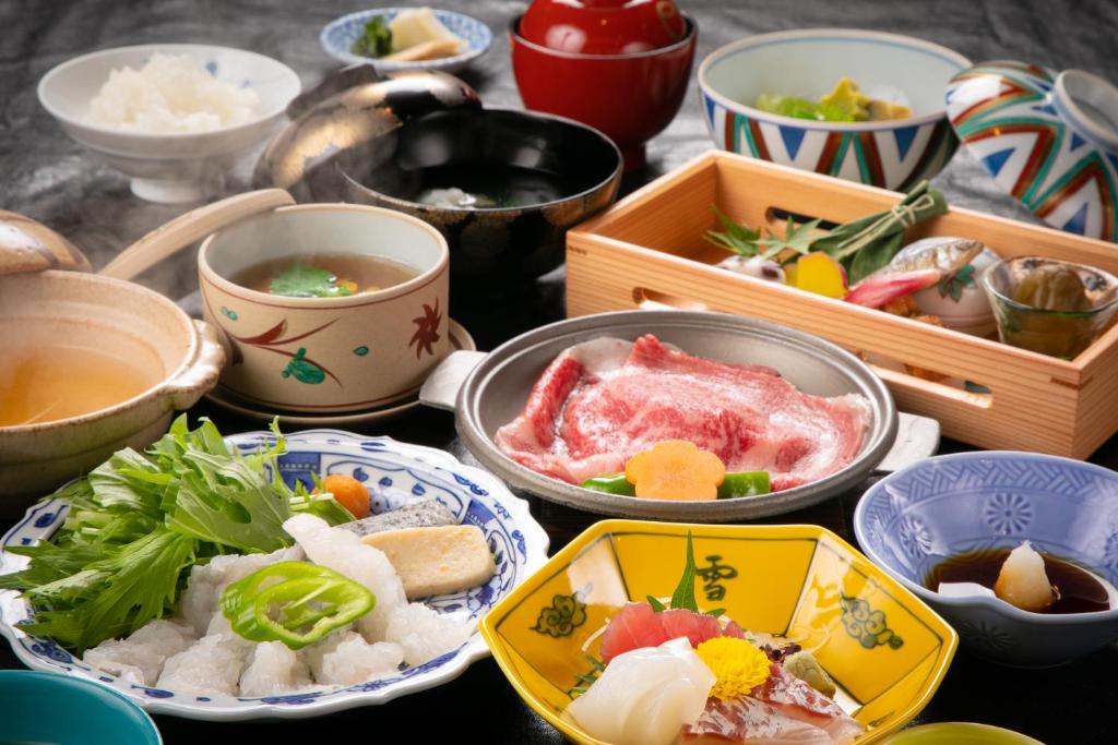 Cibo presso il ryokan o nelle vicinanze