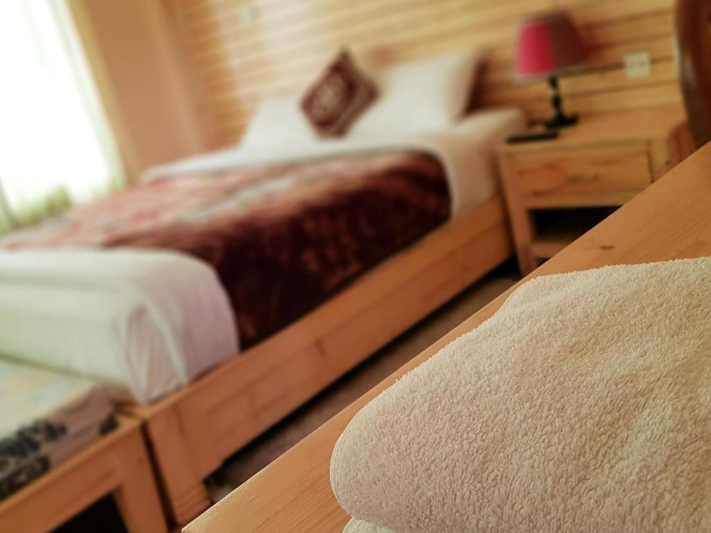 Postel nebo postele na pokoji v ubytování Hotel Diplomat