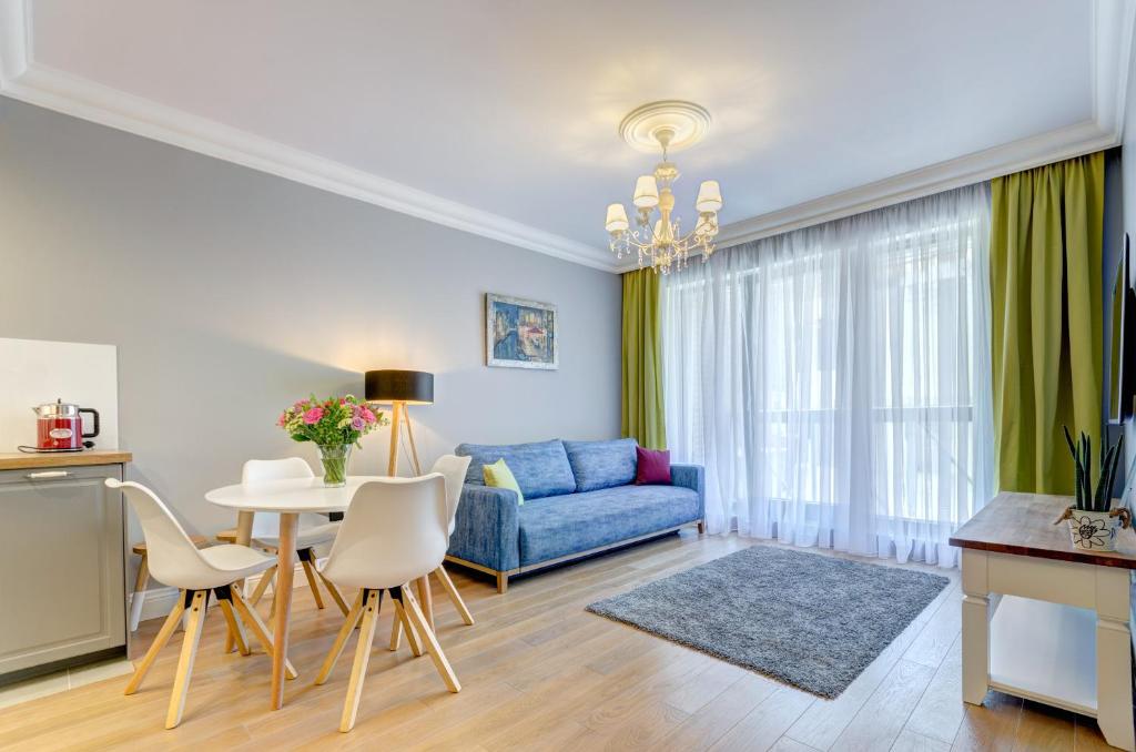 Posedenie v ubytovaní Unique Apartments - Browar Gdański