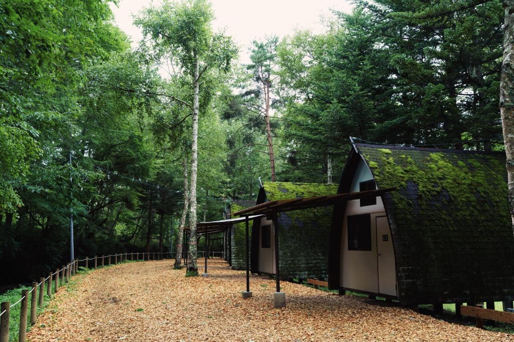 Zahrada ubytování Tiny Garden Tateshina- Camp, Lodge & Cabins -