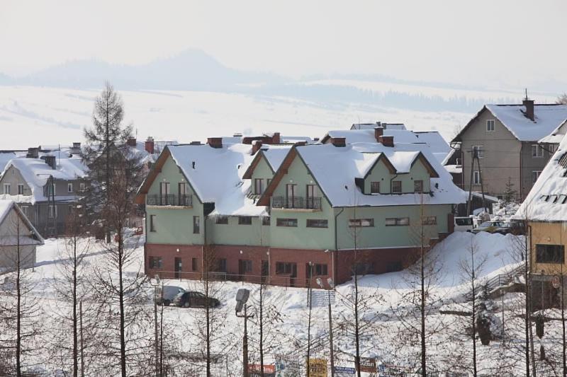 Dom Wczasowy Centrum Pieniny خلال فصل الشتاء