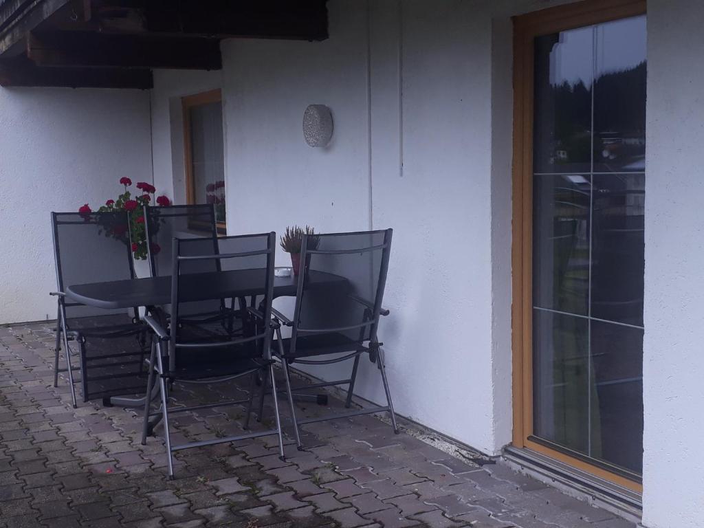 Kawasan patio atau luaran di Ferienwohnung Stubenböck