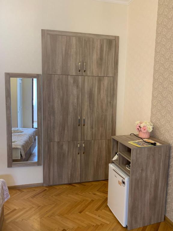 Kuchyň nebo kuchyňský kout v ubytování Guest House Rafael
