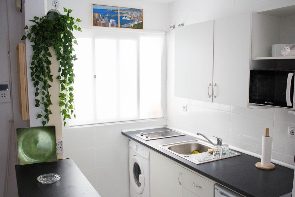 Kuchnia lub aneks kuchenny w obiekcie centrico apartamento nuevo, zona corte ingles