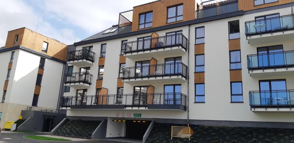 Budova, v ktorej sa apartmán nachádza
