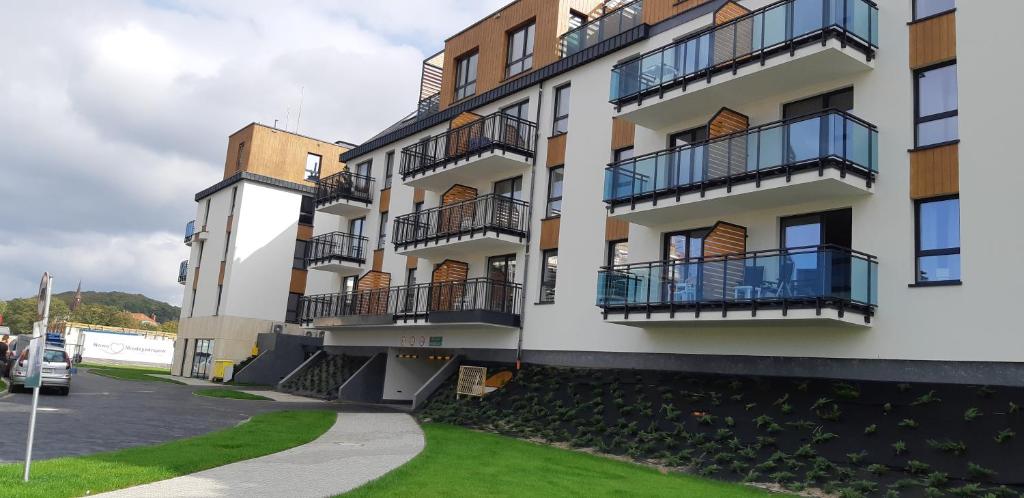 Budova, v ktorej sa apartmán nachádza