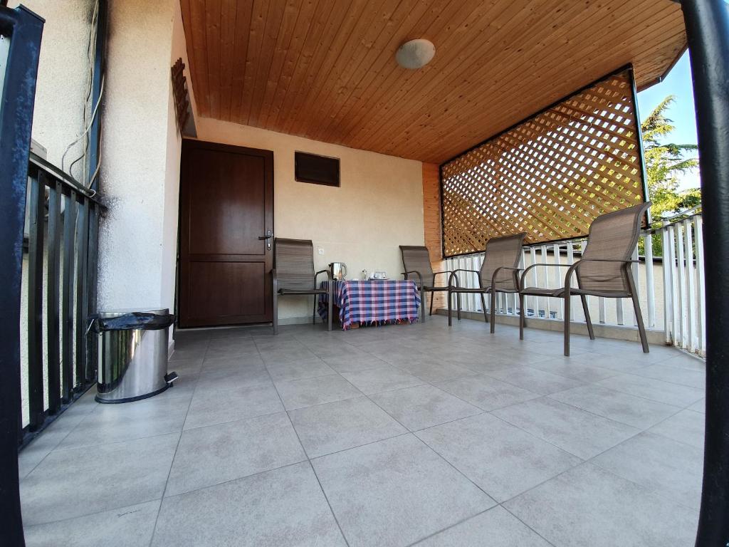 Balkón nebo terasa v ubytování Hotel Bagineti